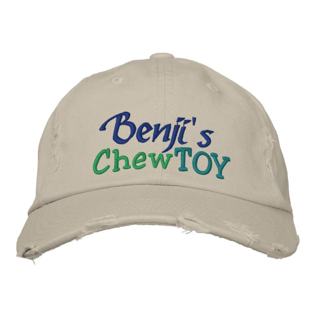 Dog Chew Toy Cap by SRF (Front)