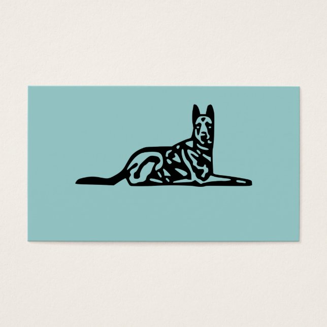 dog china card (Front)