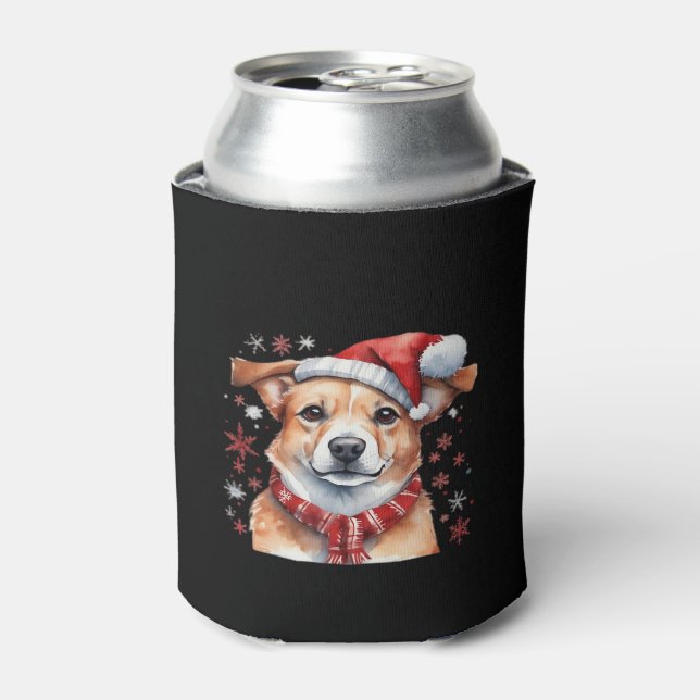 Dog chrismes Classic T-Shirt Can Cooler (Can Front)