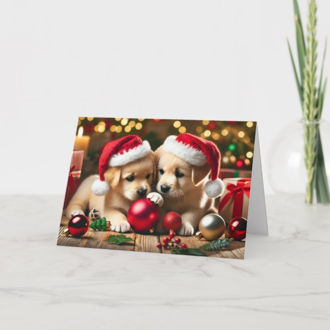 Dog Christmas card (Front)