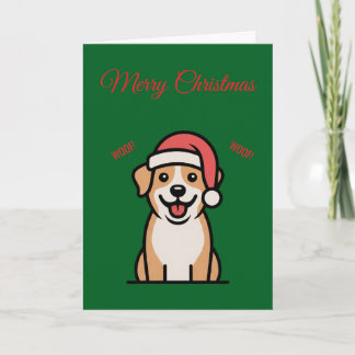 Dog Christmas Card