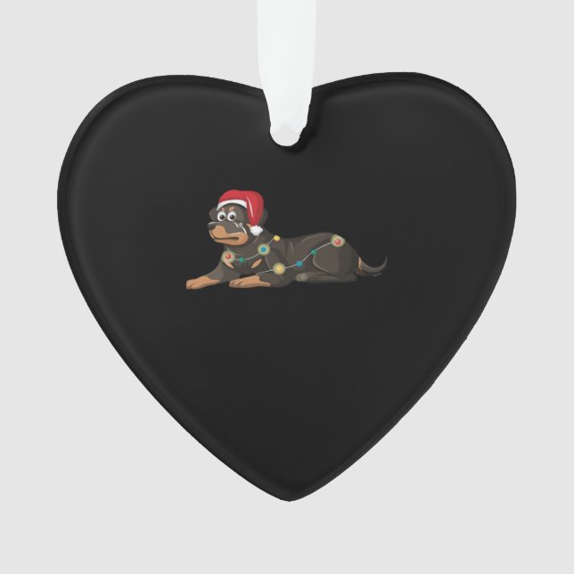 Dog Christmas Classic T-Shirt_1 Ornament (Front)