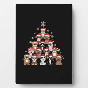 Dog Christmas Classic T-Shirt Plaque