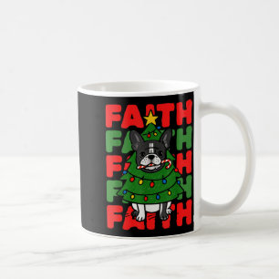 Dog Christmas Faith French Bulldog Puppy Family Gr Coffee Mug
