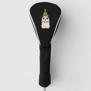 dog Christmas Golf Head Cover