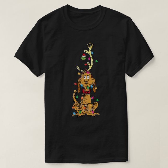 Dog Christmas Light Essential T-Shirt (Design Front)