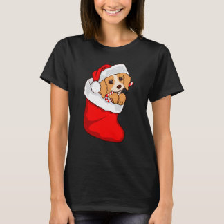 Dog Christmas Lights Ugly ter Xmas T-Shirt