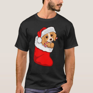 Dog Christmas Lights Ugly ter Xmas T-Shirt