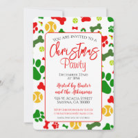 Dog Christmas Pawty Holiday Party