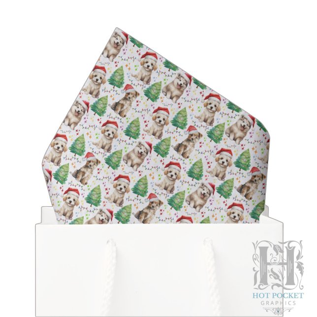Dog Christmas Tissue Paper (Creator Uploaded)
