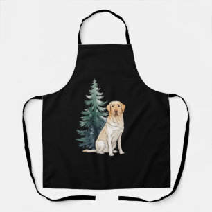 Dog Christmas Tree Party Dog Lover Xmas Apron