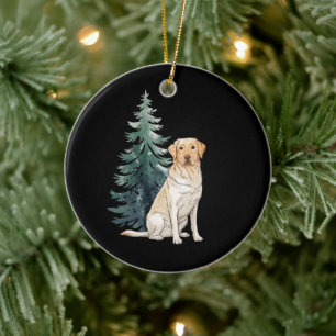 Dog Christmas Tree Party Dog Lover Xmas Ceramic Tree Decoration