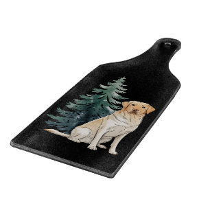 Dog Christmas Tree Party Dog Lover Xmas Cutting Board