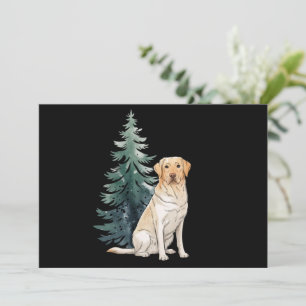 Dog Christmas Tree Party Dog Lover Xmas Holiday Card