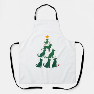 Dog Christmas Tree Shirt - Dog Christmas (2) Apron