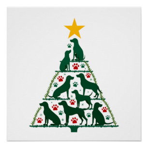 Dog Christmas Tree Shirt - Dog Christmas (4) Poster