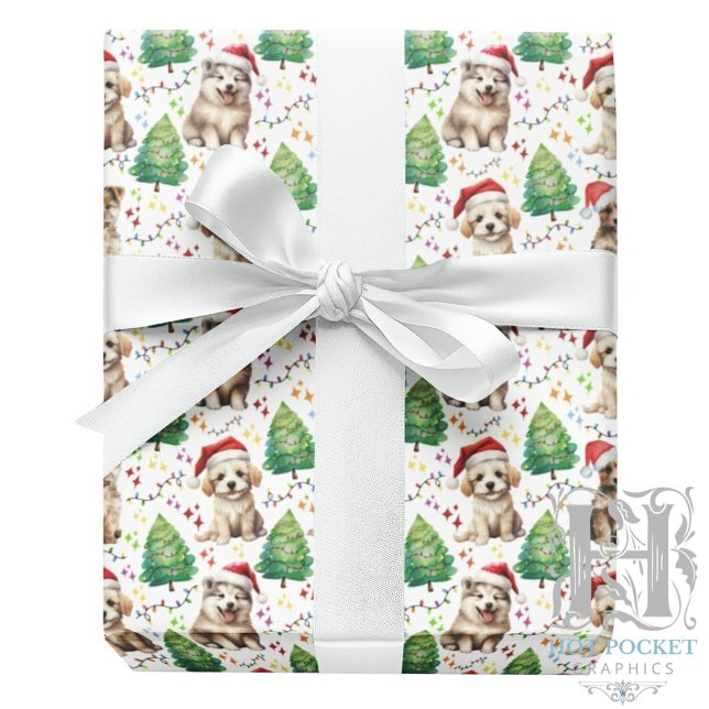 Dog Christmas Wrapping Paper (Creator Uploaded)