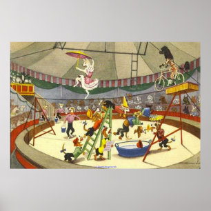 DOG CIRCUS - POSTERS & CANVAS PRINTS - TRAINING