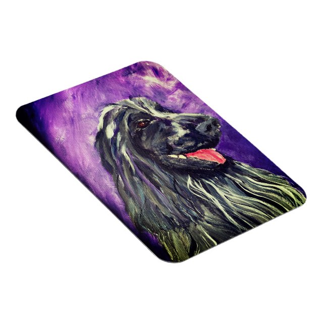 Dog Cocker Spaniel Blue Roan Painted   Magnet (Right Side)