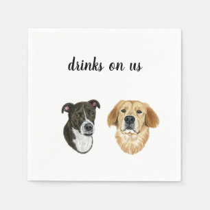 Dog Cocktail Napkins