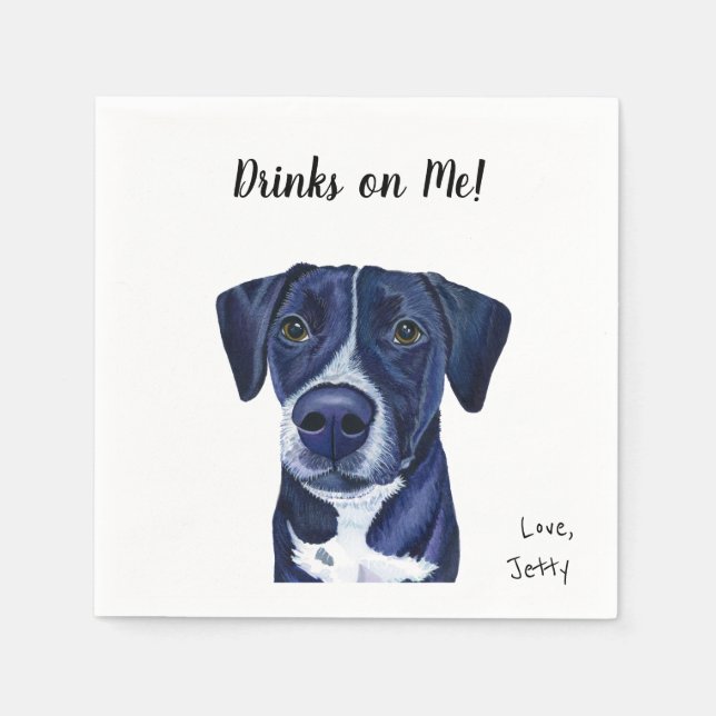 Dog Cocktail Napkins (Front)