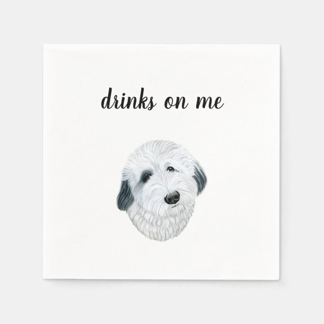 Dog Cocktail Napkins (Front)