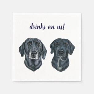 Dog Cocktail Napkins