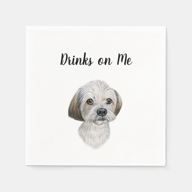Dog Cocktail Napkins (Front)