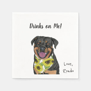 Dog Cocktail Napkins