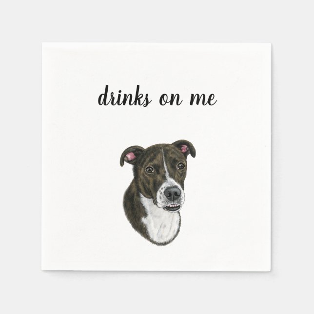 Dog Cocktail Napkins (Front)