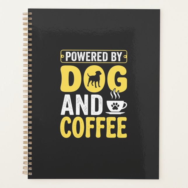 Dog Coffee Lover Powered By Design Planner (Front)