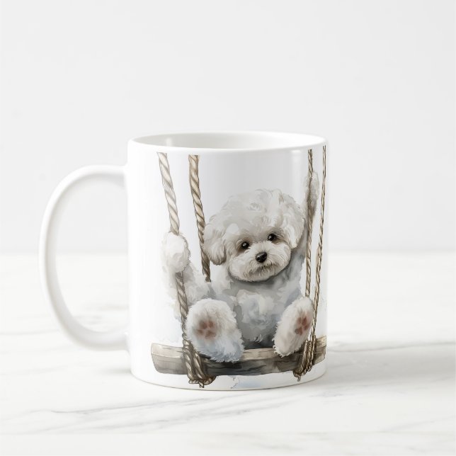 dog coffee mug (Left)