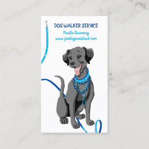 Dog Collar Walker Business Card