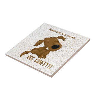 Dog Confetti Shedding Dog Tile
