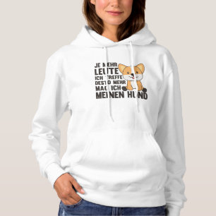 Dog Corgi Doesn't Like People, Cute Dogs Hoodie