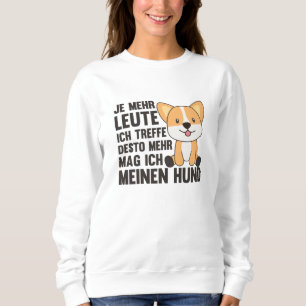 Dog Corgi Doesn't Like People, Cute Dogs Sweatshirt