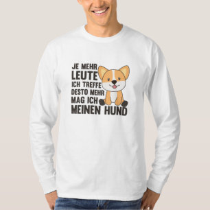 Dog Corgi Doesn't Like People, Cute Dogs T-Shirt