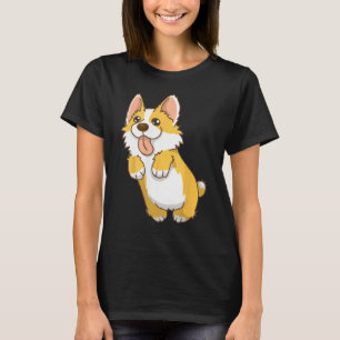 Dog Corgi Tongue Out Cute Dog Cute Corgi T-Shirt