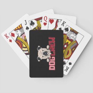 Dog Crew Bulldog Playing Cards