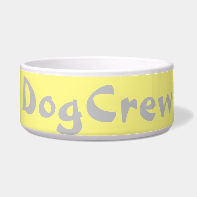 DOG CREW dog bowl (Front)
