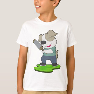 Dog Cricket Cricket bat T-Shirt