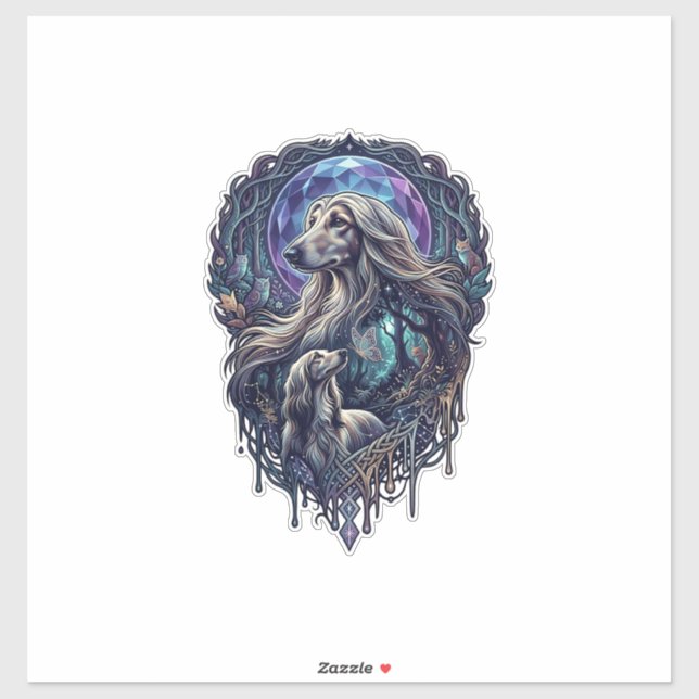 Dog Crystal Moon Enchanted Forest_1 (Sheet)