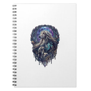 Dog Crystal Moon Enchanted Forest_1 Notebook