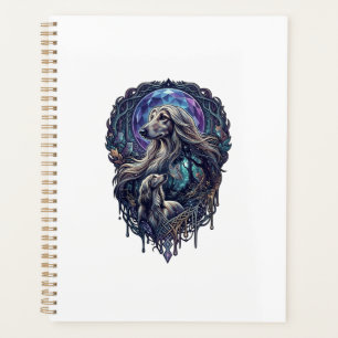 Dog Crystal Moon Enchanted Forest_1 Planner