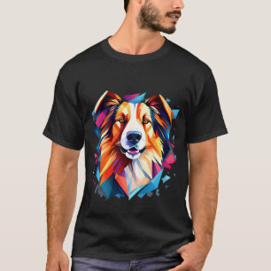 Dog Cubism Art Style T-Shirt