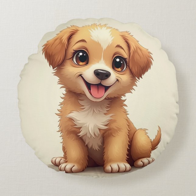 Dog cushion that brings happiness (Front)