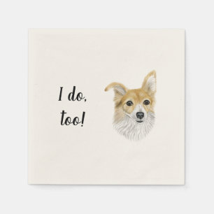 Dog Custom Cocktail Napkin 