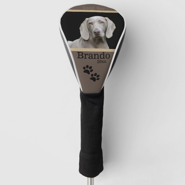 Dog Custom Photo   Golf Head Cover (Front)