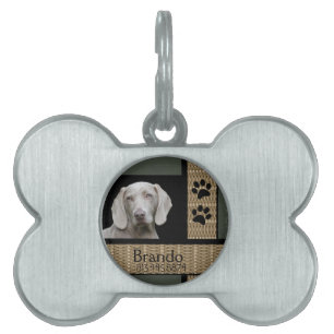 Dog Custom Photo Pet ID Tag