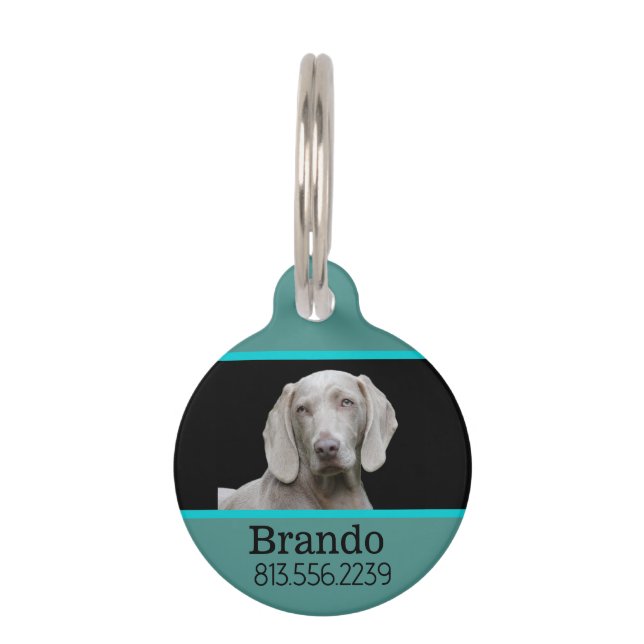 Dog Custom Photo   Pet Tag (Front)